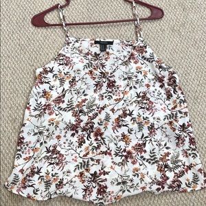 Forever 21 Floral Cutout Cami || Size M